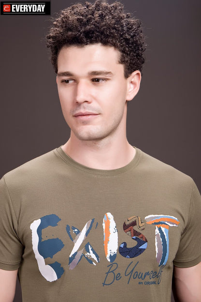 Round Neck Vol 861 Everyday Tencil Lycra Mens Tshirts Manufacturer Gujarat