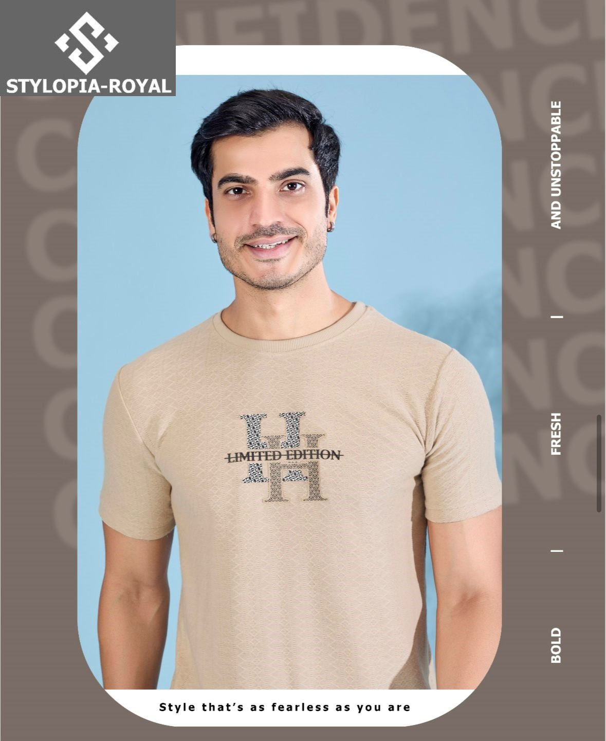 Royal 842 Stylopia Cotton Mens Tshirts Wholesale Price
