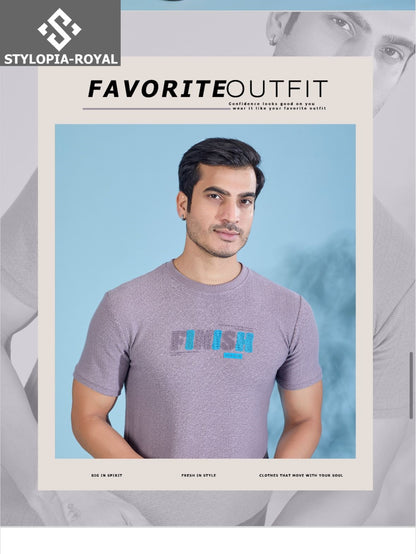 Royal 842 Stylopia Cotton Mens Tshirts Wholesale Price