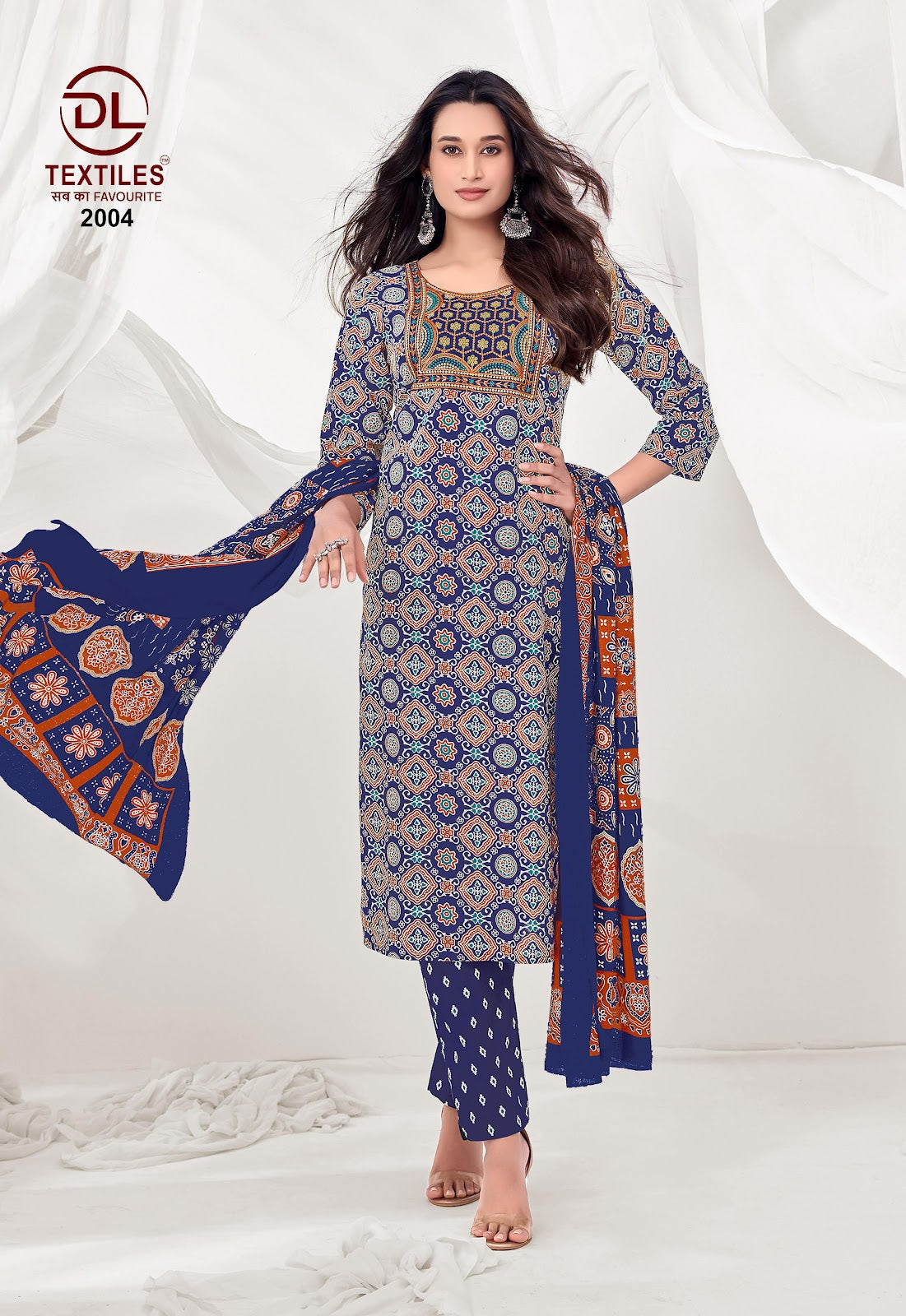 Royal Ajrakh Vol 2 Dl Readymade Cotton Pant Suits Wholesale Price