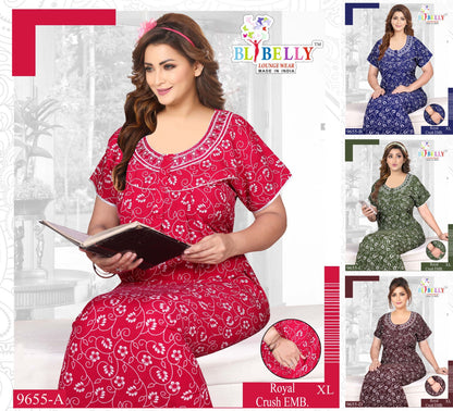 Royal Belly Pv Night Gowns Supplier