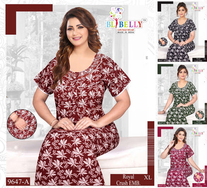 Royal Belly Pv Night Gowns Supplier