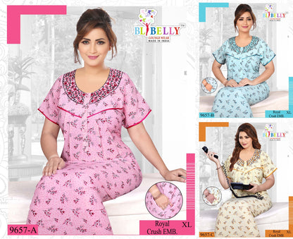 Royal Belly Pv Night Gowns Supplier