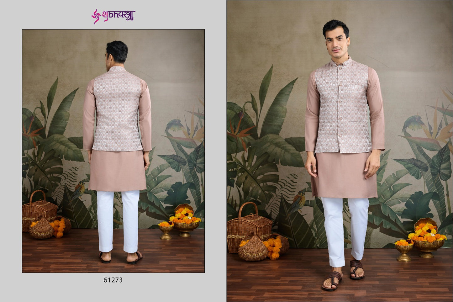 Royal Drape Vol 2 With Koti Shubhvastra Viscose Silk Mens Kurta Wholesale