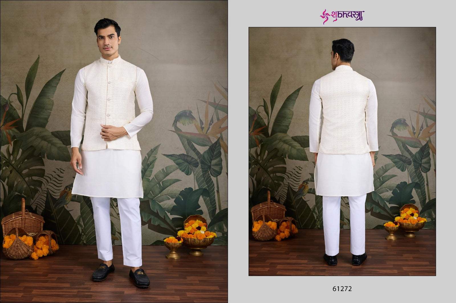 Royal Drape Vol 2 With Koti Shubhvastra Viscose Silk Mens Kurta Wholesale