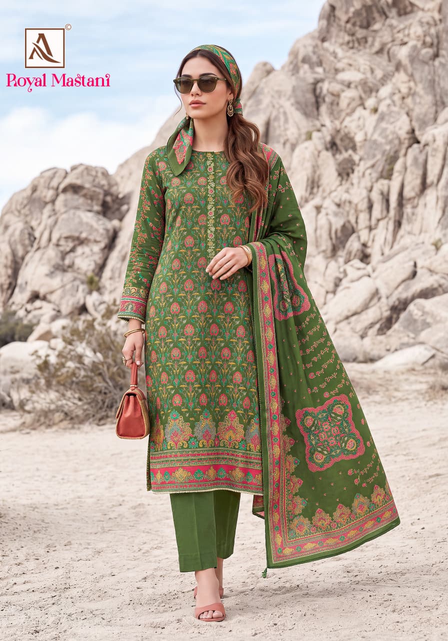 Royal Mastani Alok Viscose Mudaal Karachi Salwar Suits Manufacturer Ahmedabad