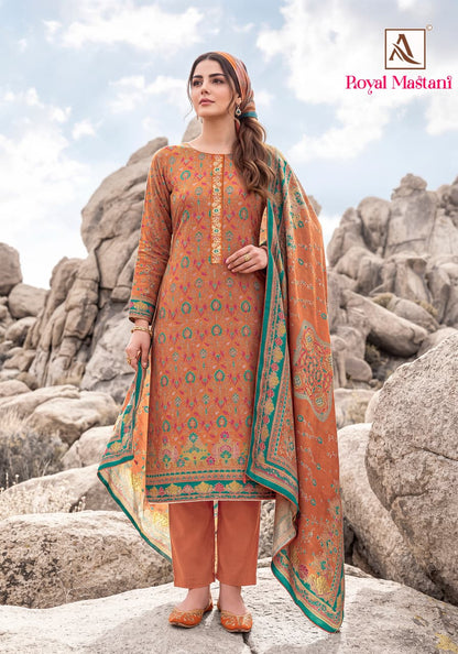 Royal Mastani Alok Viscose Mudaal Karachi Salwar Suits Manufacturer Ahmedabad