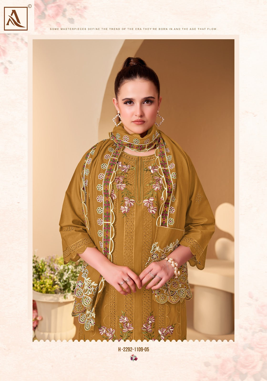 Royal Noor Alok Cambric Cotton Karachi Salwar Suits Supplier India