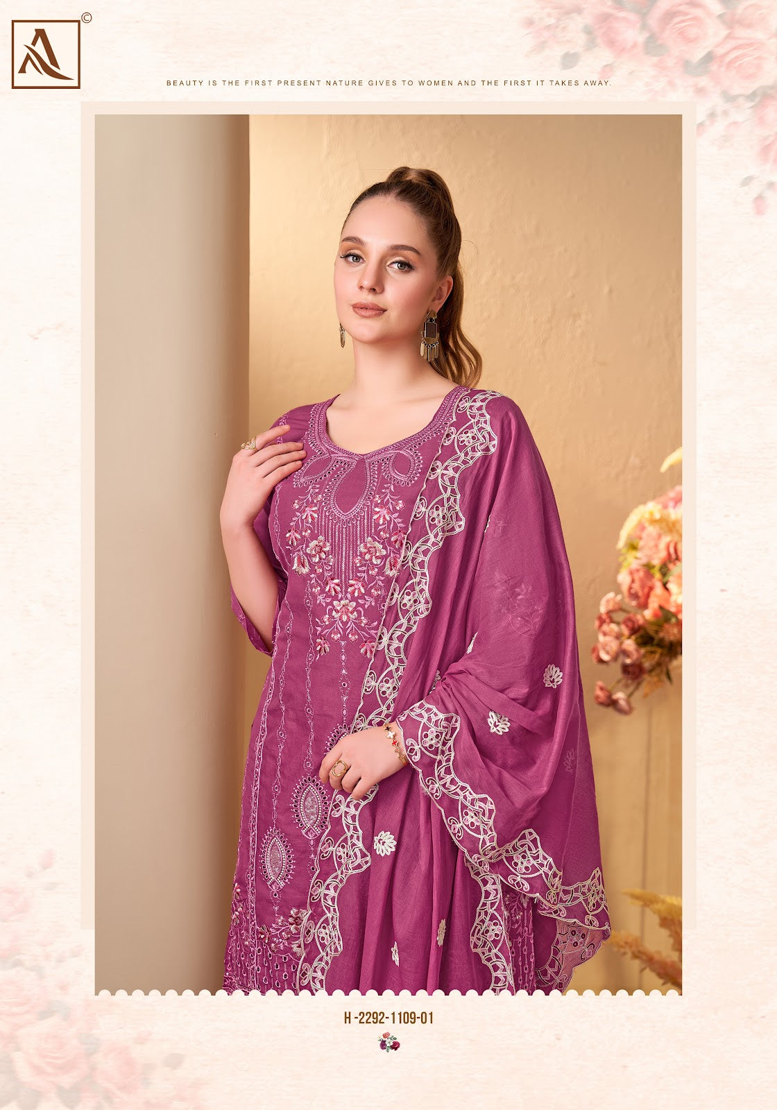 Royal Noor Alok Cambric Cotton Karachi Salwar Suits Supplier India