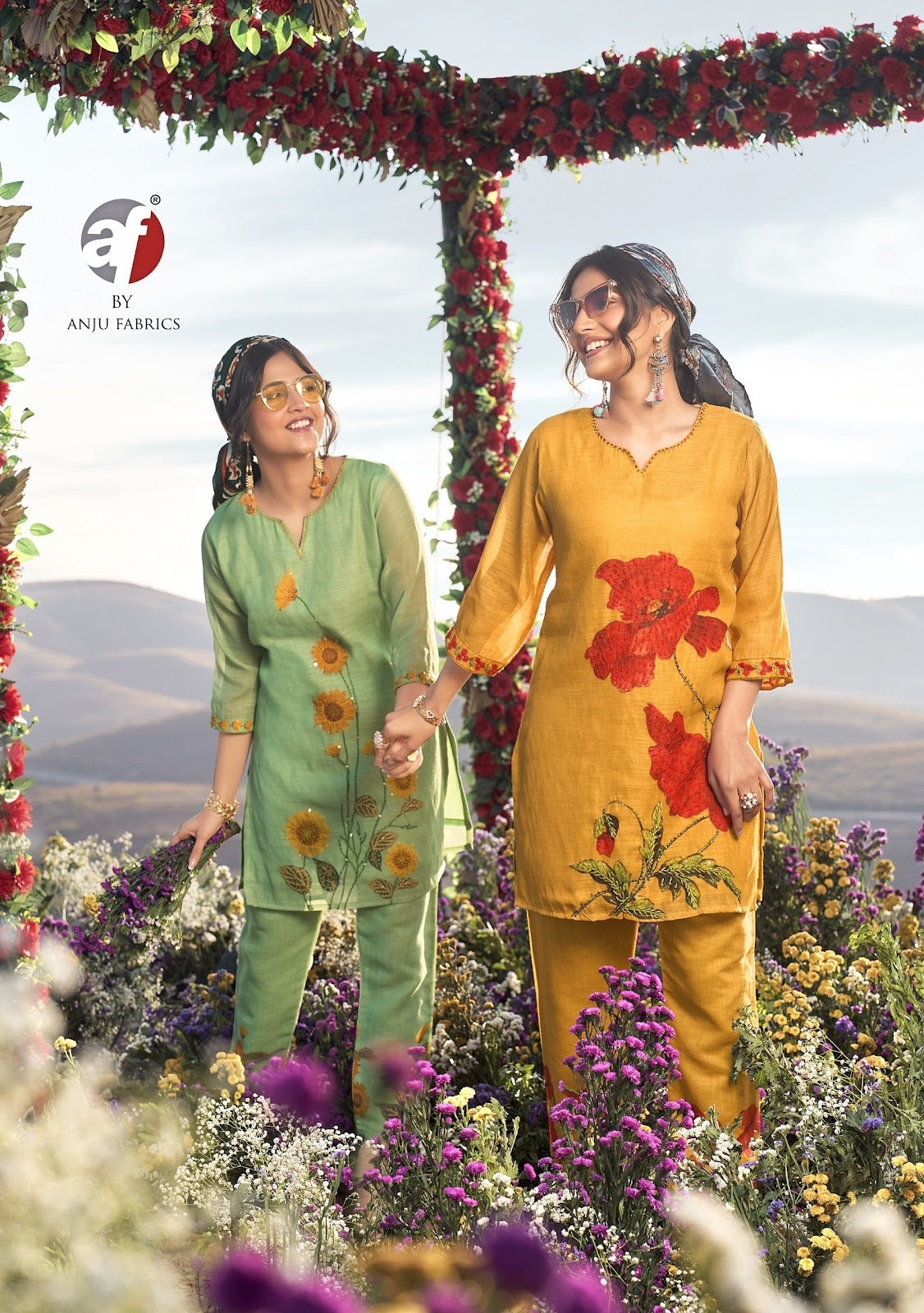 Royal Peacock Af Linen Co Ord Set Exporter India