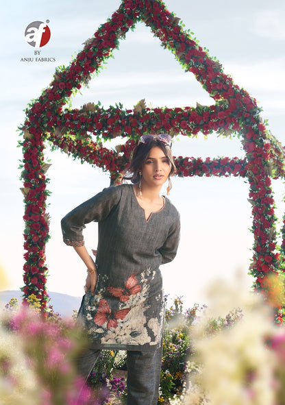 Royal Peacock Af Linen Co Ord Set Exporter India