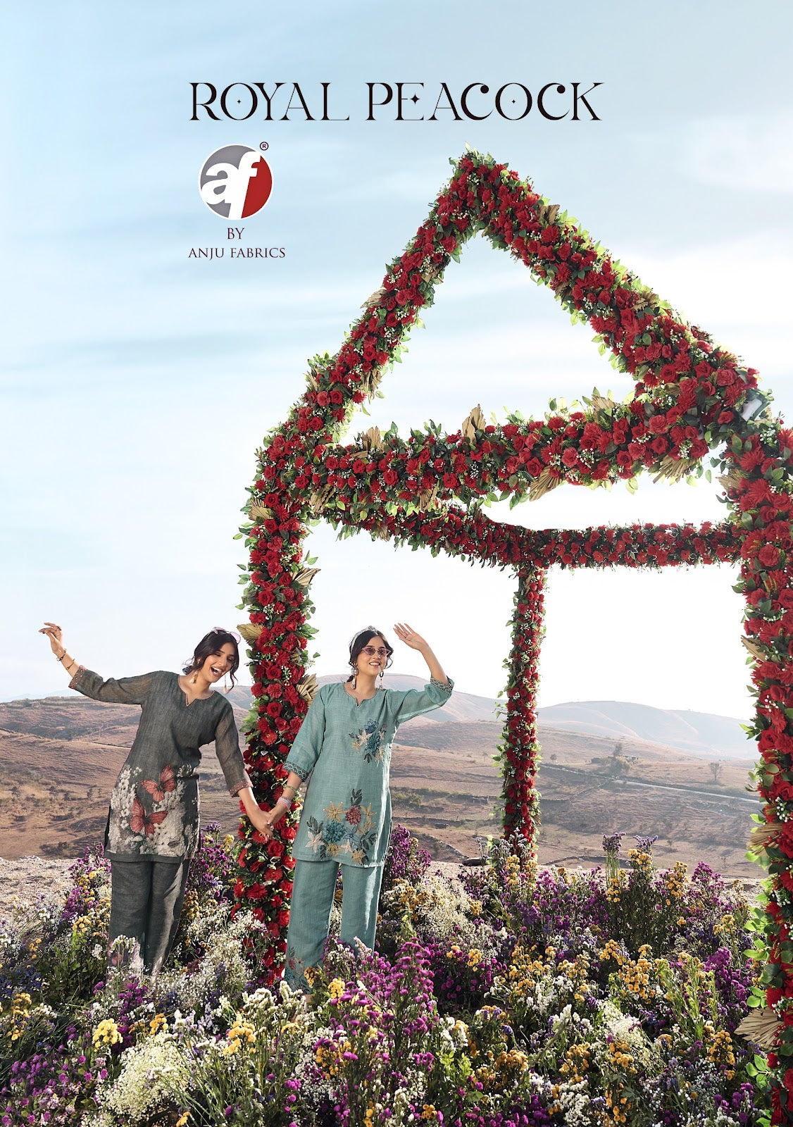 Royal Peacock Af Linen Co Ord Set Exporter India
