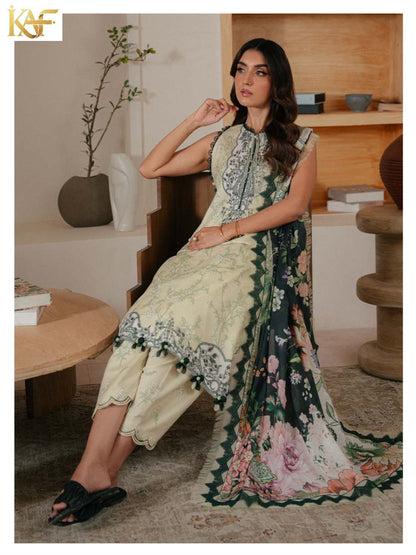 Royal Rawa Vol 1 Kaf Mix Cotton Karachi Salwar Suits Supplier Gujarat