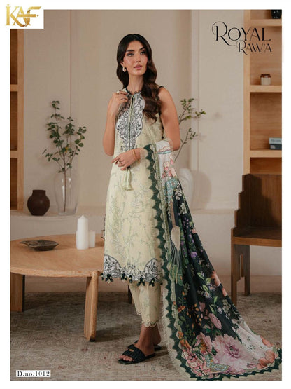 Royal Rawa Vol 1 Kaf Mix Cotton Karachi Salwar Suits Supplier Gujarat