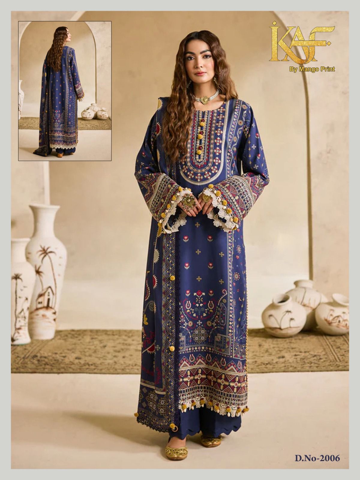 Royal Rawa Vol 2 Kaf Mix Cotton Karachi Salwar Suits Wholesale Rate