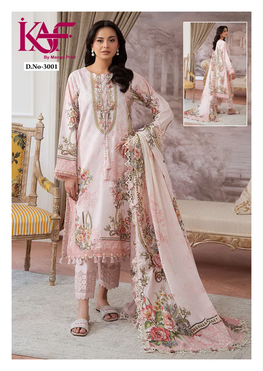 Royal Rawa Vol 3 Kaf Cotton Karachi Salwar Suits Supplier