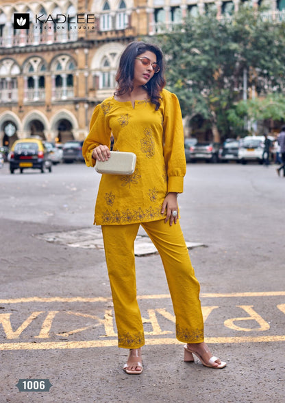 Royal Touch Kadlee Viscose Co Ord Set Manufacturer Ahmedabad