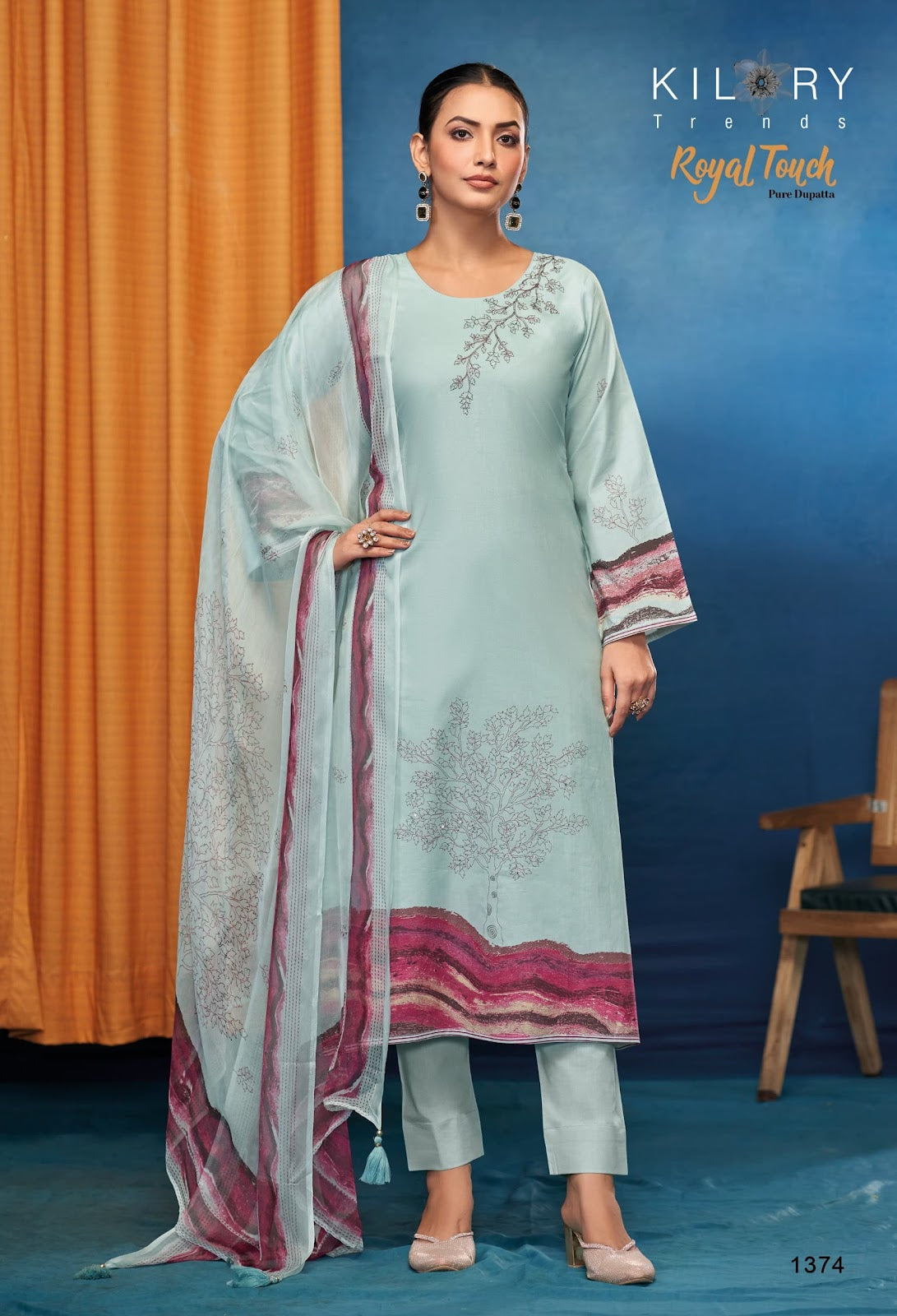 Royal Touch Kilory Pure Lawn Pant Style Suits Manufacturer