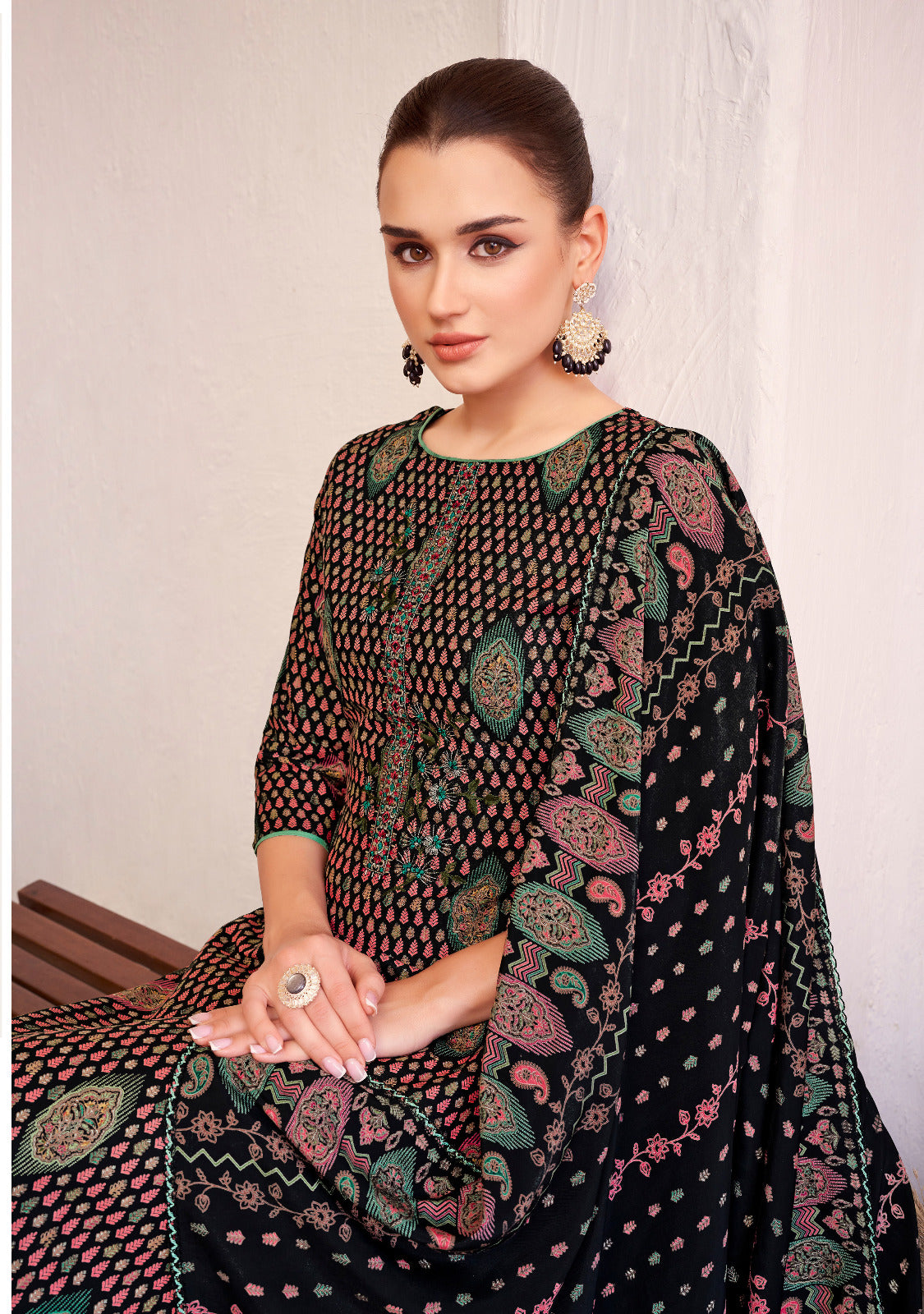 Royal Zarina Alok Viscose Rayon Karachi Salwar Suits Manufacturer India