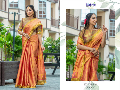 Royalika 50001-50010 Sethnic Silk Sarees Wholesale