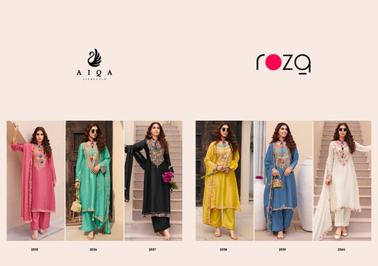 Roza Aiqa Bemberg Pakistani Salwar Suits Supplier