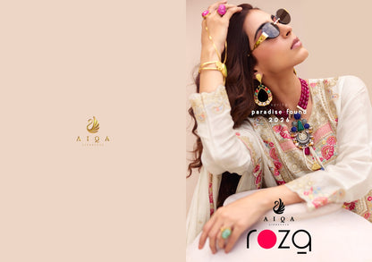 Roza Aiqa Bemberg Pakistani Salwar Suits Supplier