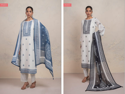 Roze 4959 Naariti Linen Pant Style Suits Wholesaler India