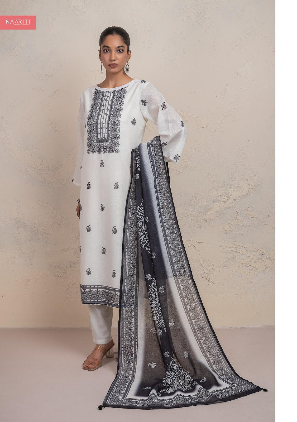 Roze 4959 Naariti Linen Pant Style Suits Wholesaler India