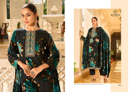 Rozina Rupali Viscose Velvet Suits Wholesale