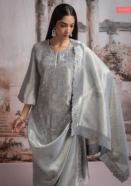 Rozy Naariti Silk Pant Style Suits Supplier India