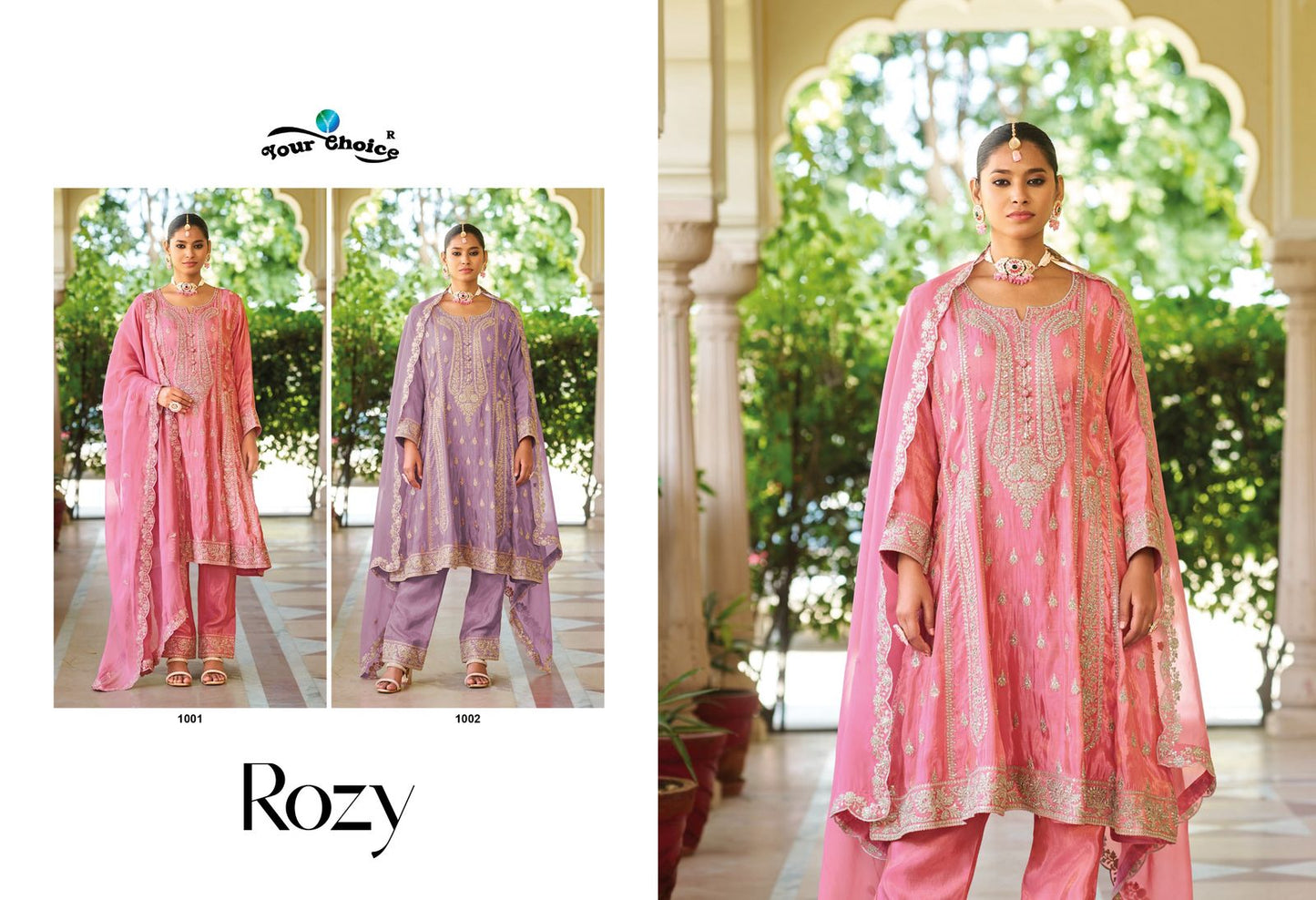 Rozy Your Choice Simmer Pakistani Readymade Suits Wholesale Price