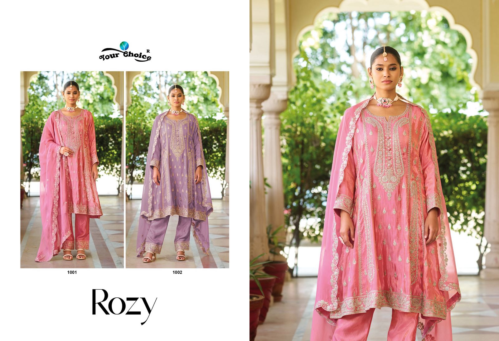 Rozy Your Choice Simmer Pakistani Readymade Suits Wholesale Price