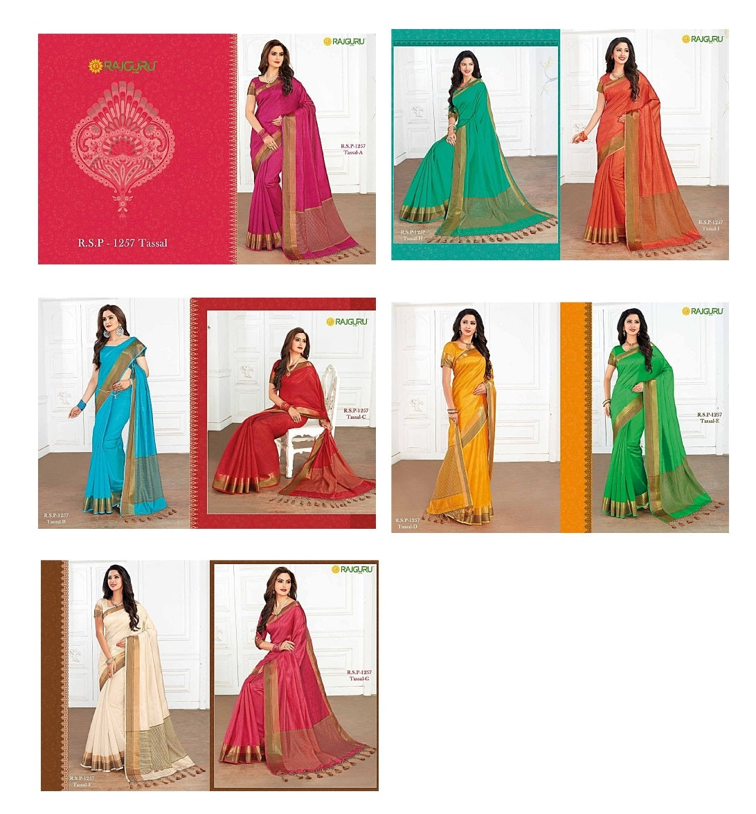 Rsp 1257 Tasaal Rajguru Silk Sarees Manufacturer Ahmedabad