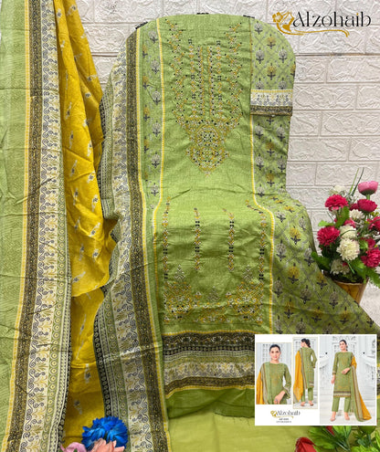 Ruaab Vol 1 Al Zohaib Cotton Karachi Salwar Suits Exporter Ahmedabad