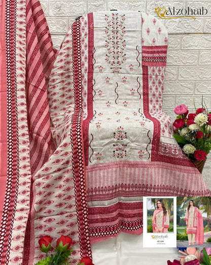 Ruaab Vol 1 Al Zohaib Cotton Karachi Salwar Suits Exporter Ahmedabad