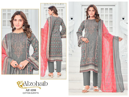 Ruaab Vol 1 Al Zohaib Cotton Karachi Salwar Suits Exporter Ahmedabad