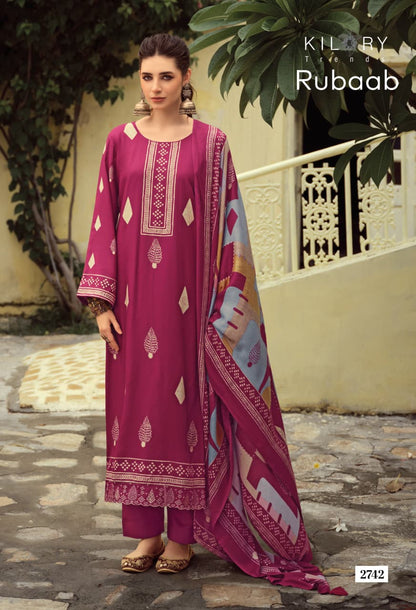 Rubaab Kilory Pashmina Suits Manufacturer Gujarat