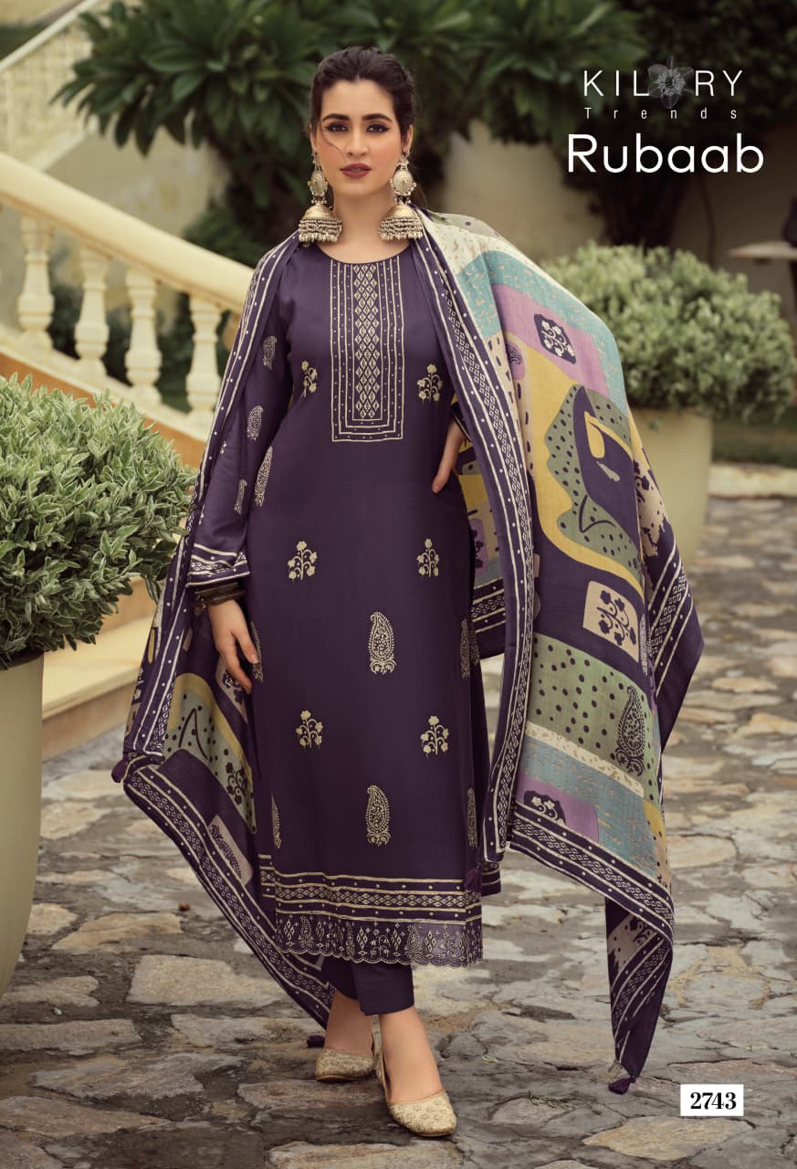 Rubaab Kilory Pashmina Suits Manufacturer Gujarat