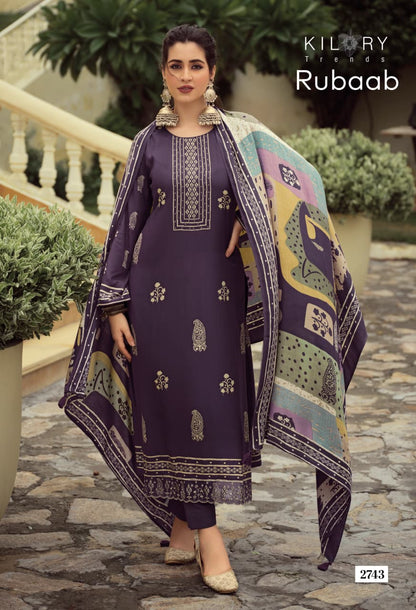 Rubaab Kilory Pashmina Suits Manufacturer Gujarat
