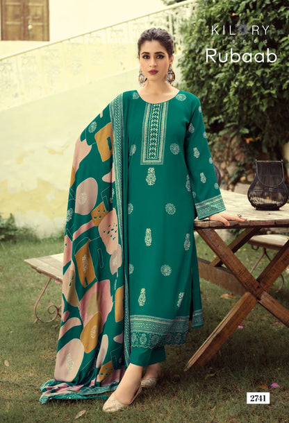 Rubaab Kilory Pashmina Suits Manufacturer Gujarat