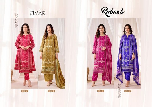 Rubaab Simar Gajji Silk Pant Style Suits Wholesale Price