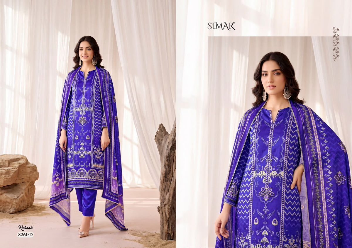 Rubaab Simar Gajji Silk Pant Style Suits Wholesale Price