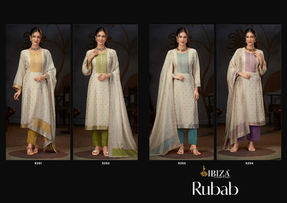 Rubab Ibiza Banglori Silk Pant Style Suits Exporter