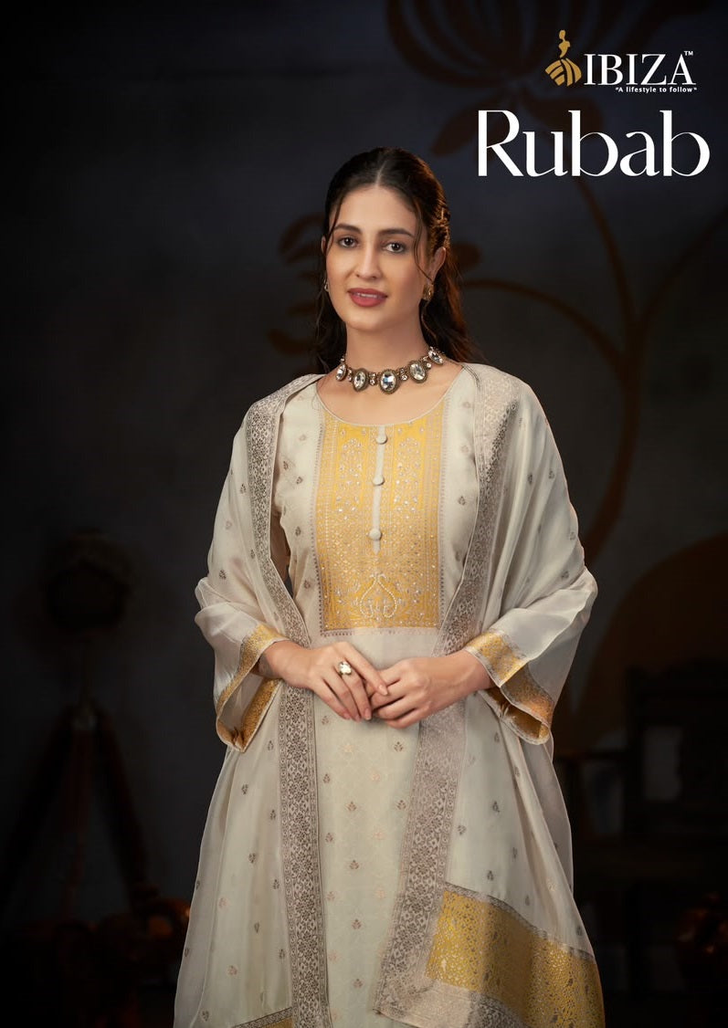 Rubab Ibiza Banglori Silk Pant Style Suits Exporter