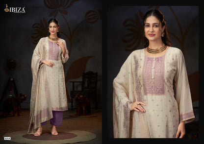 Rubab Ibiza Banglori Silk Pant Style Suits Exporter