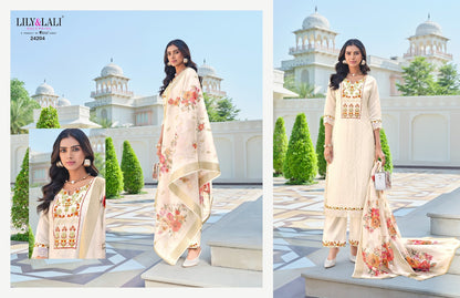 Rubab Vol 2 Lily Lali Viscose Silk Readymade Pant Style Suits Wholesaler India
