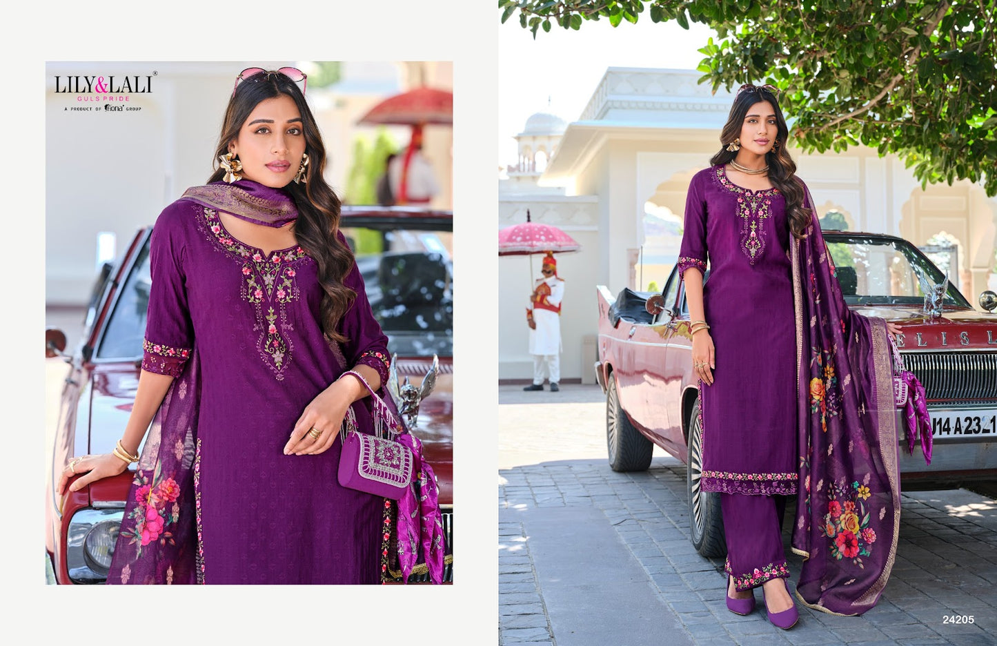 Rubab Vol 2 Lily Lali Viscose Silk Readymade Pant Style Suits Wholesaler India