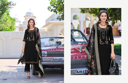 Rubab Vol 2 Lily Lali Viscose Silk Readymade Pant Style Suits Wholesaler India