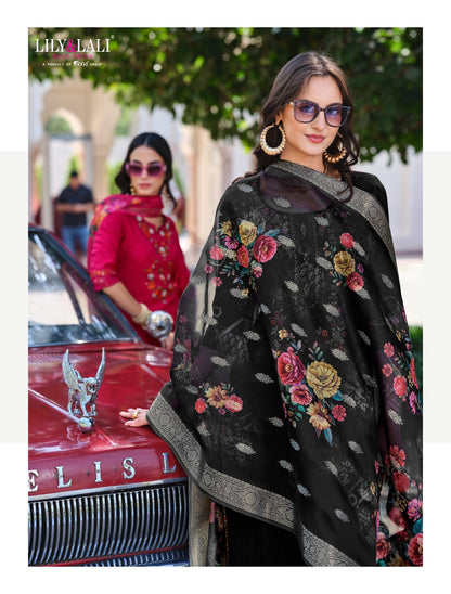 Rubab Vol 2 Lily Lali Viscose Silk Readymade Pant Style Suits Wholesaler India