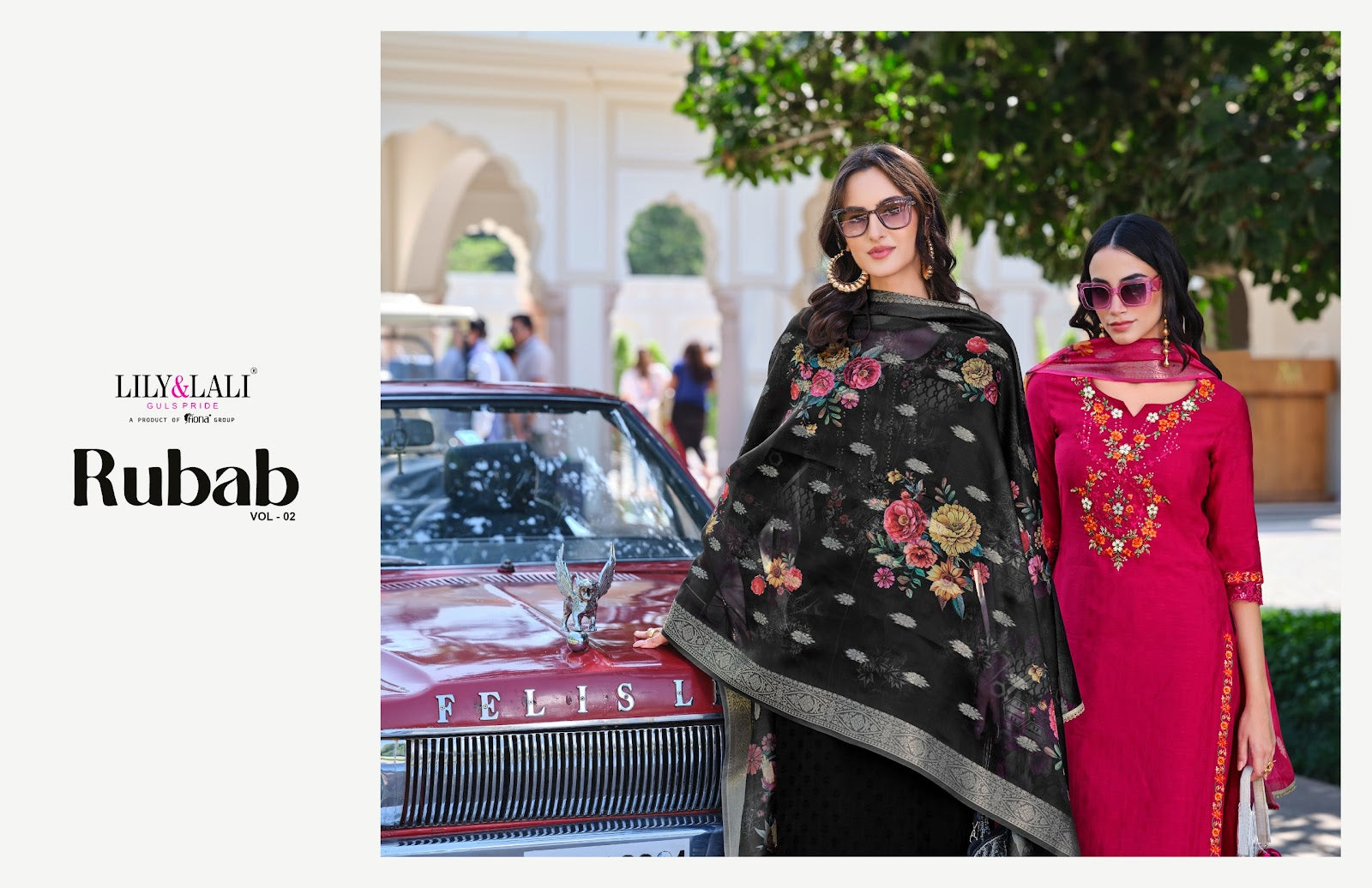 Rubab Vol 2 Lily Lali Viscose Silk Readymade Pant Style Suits Wholesaler India